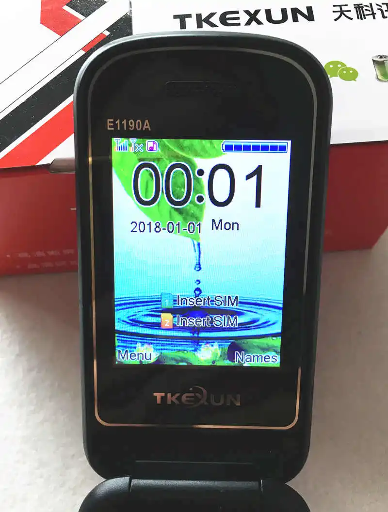 Флип русская клавиатура дешевые старшие MP3 радио E1190A мобильный телефон gsm кнопочные сотовые телефоны Испанский Русский телефон