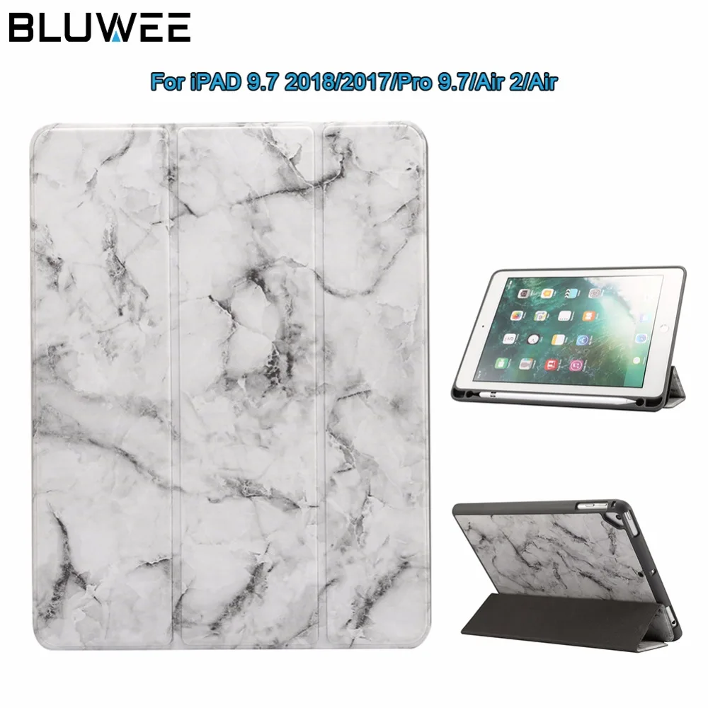 Для iPad 9 7 2018/2017/Pro 7/iPad Air 2/Air Чехол мраморный узор из искусственной кожи чехол для
