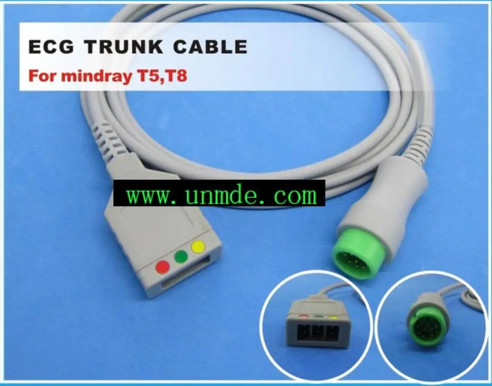 Для нового магистрального кабеля Mindray T5 T6 T8 12 контактов ecg 3-lead 5 lead с 1K ohm Резистор