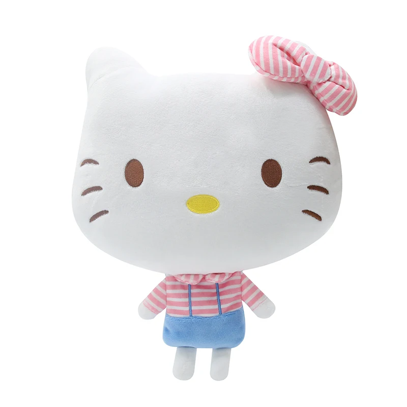 plush cartoon child headrest lion bear fox rabbit cat car seat pillows warm in winter auto accessories cute pillow for the neck |