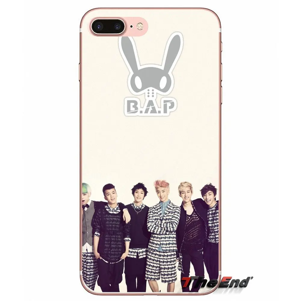 Чехол для телефона Kpop Bap B.A.P мальчиков Samsung Galaxy S2 S3 S4 S5 MINI S6 S7 edge S8 S9 Plus Note 2 3 4 5