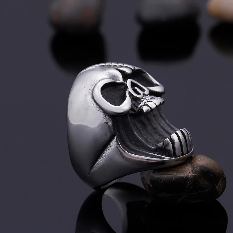 Кольцо мужское из титановой стали в европейском и американском стиле