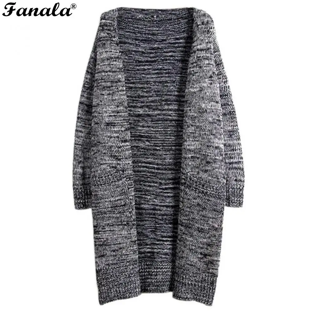 Длинные Модные Цветные свитера с длинным рукавом осенние женские теплые