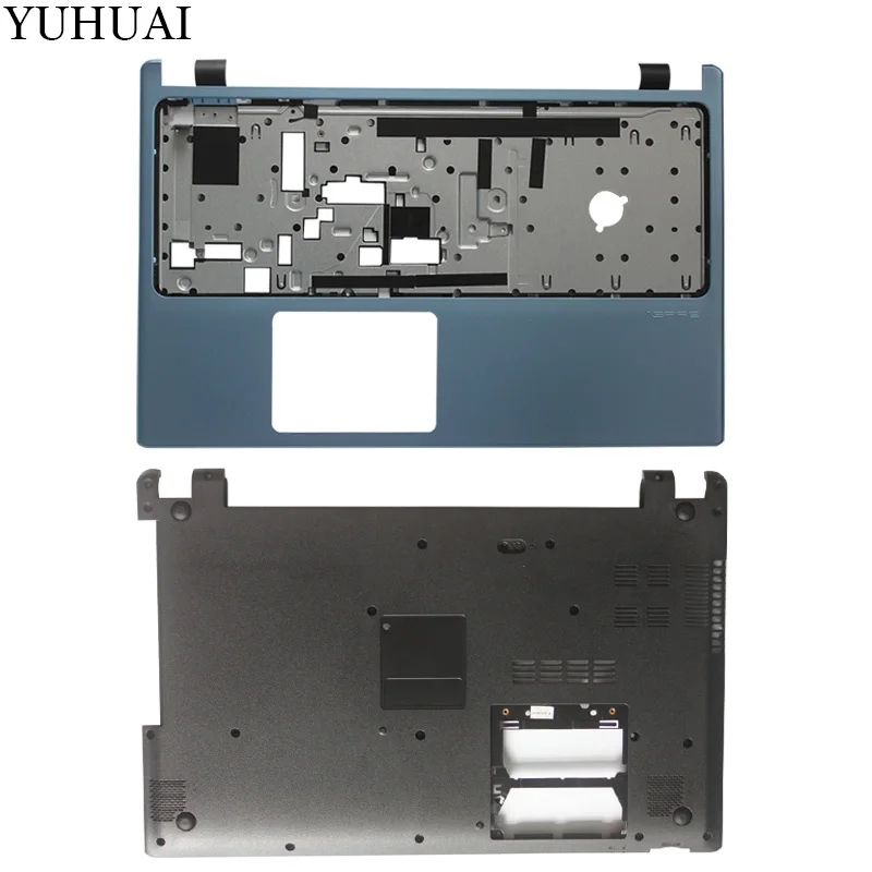 blue C and D shell Ноутбук чехол Обложка для acer Aspire V5-531G V5-531 V5-571 v5-571G Palmrest крышка/ноутбук Нижняя база чехол Крышка - Цвет: blue C and D shell