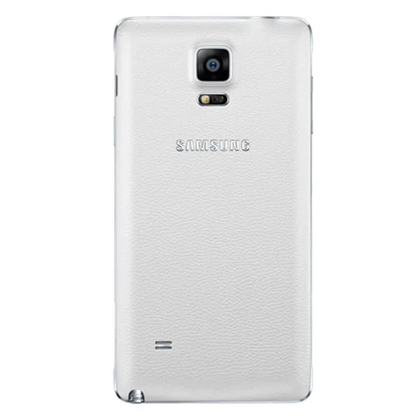 Оригинальная батарея samsung, задний Чехол для samsung Galaxy Note4, N9100, N910H, Note 4, задняя крышка для аккумулятора, чехол s - Цвет: White