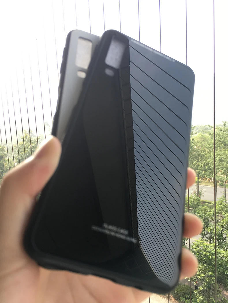 Для samsung Galaxy A7 чехол Роскошный Глянцевый закаленное стекло Мягкий Силиконовый противоударный жесткий чехол для samsung A750 чехол для телефона