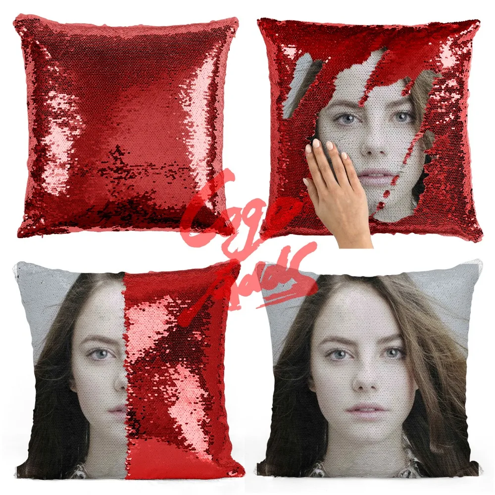 Скоделарио Русалка подушка со стразами чехол Магическая Подушка Чехол 40X40cm Цвет