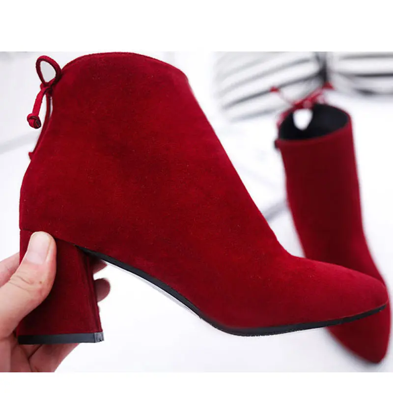 Женские ботильоны сезон весна зима женские ботинки Лидер продаж 2018 года модные
