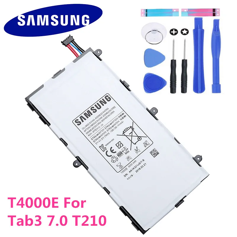 Аккумулятор SAMSUNG T4000E для планшета Samsung Galaxy Tab3 сменный аккумулятор 7 0 T210 T211 T2105 T217a