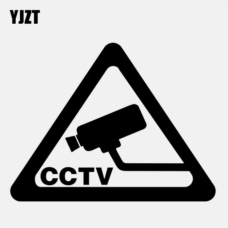 YJZT 14 7 см * 11 4 CCTV камера наблюдения безопасности винил черный/серебряный мотоцикл