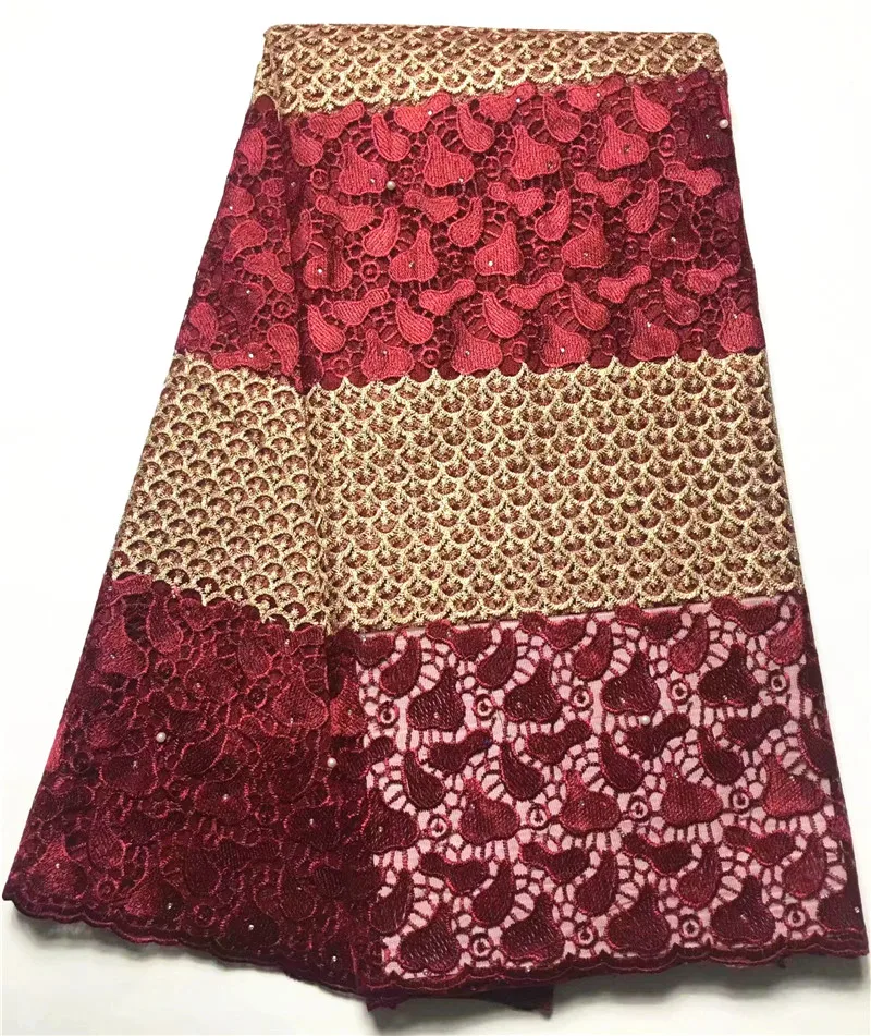 

Fashion african lace fabric beaded latest african laces 2018 french cotton fabric mesh tulle nigerian embroidery lace fabric