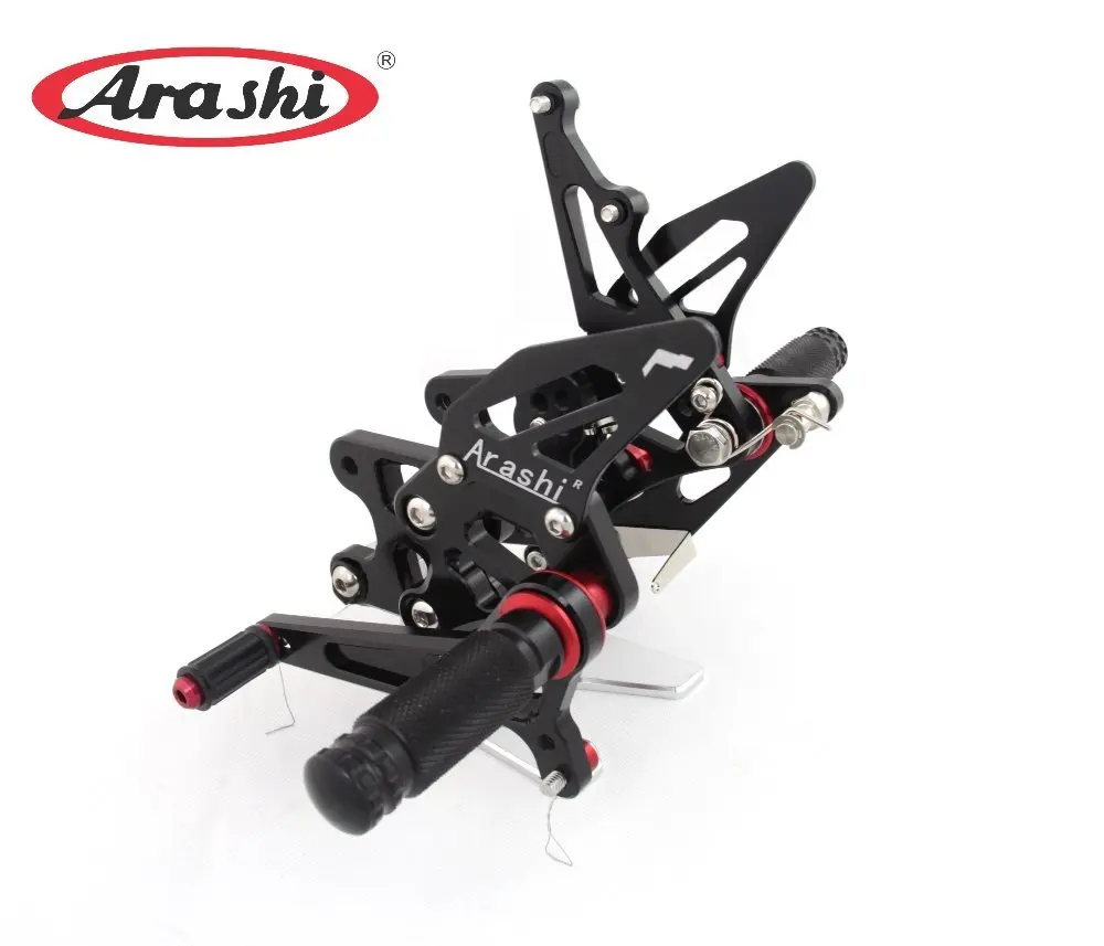 Араши GSXR 1000 K7 Rider Rearset Регулируемый Подножки для SUZUKI GSXR1000 GSX R 2007 2008 мотоцикла с