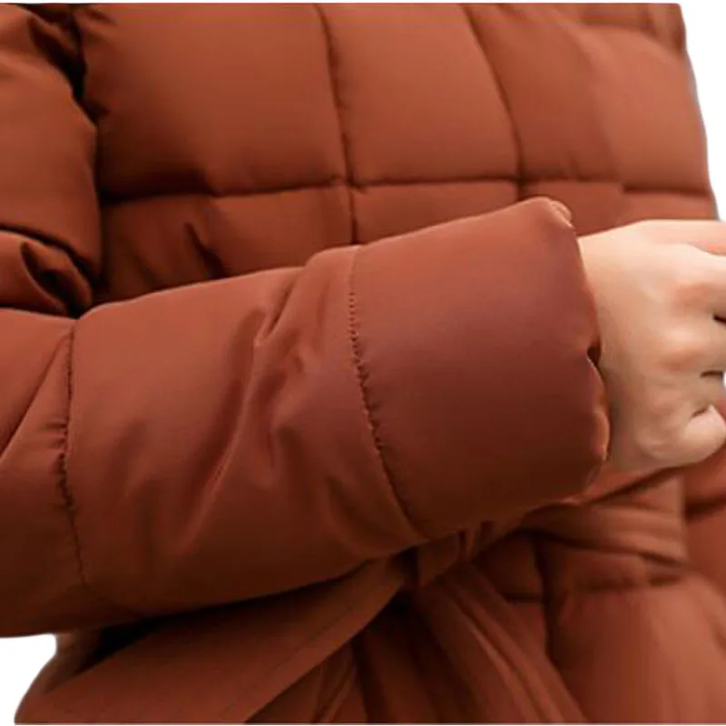Coat Jacket long Fashion Winter Women Thick Down Parka female Slim Fur Collar Warm Cotton For Woman A050 | Женская одежда