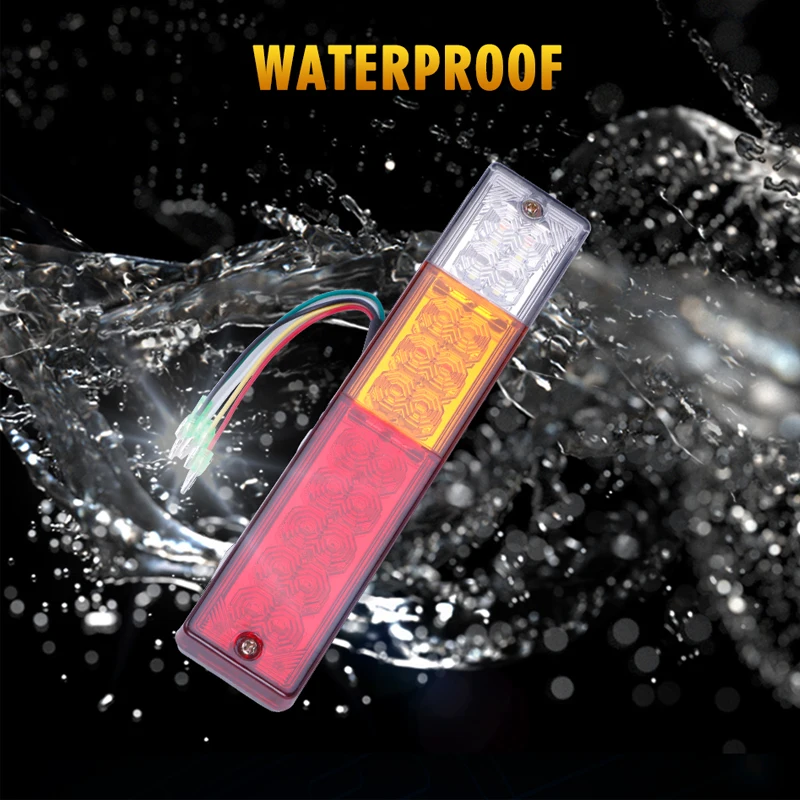 20 светодиодный автомобильный Грузовик прицеп задний блок освещения фонарь