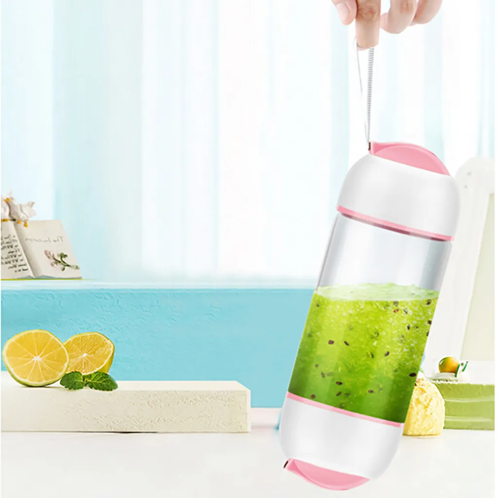 

Fruit Blender Portable Juice Blender Home 380ml Fruit Blender with USB Charger Cable for Excellent Mixing L0522