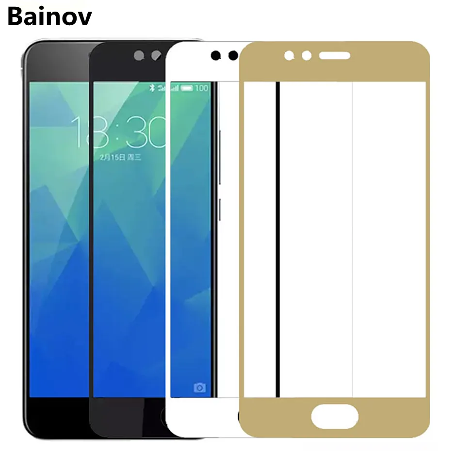 Экран протектор Закаленное Защитное стекло для защиты экрана Meizu M5 Примечание M6