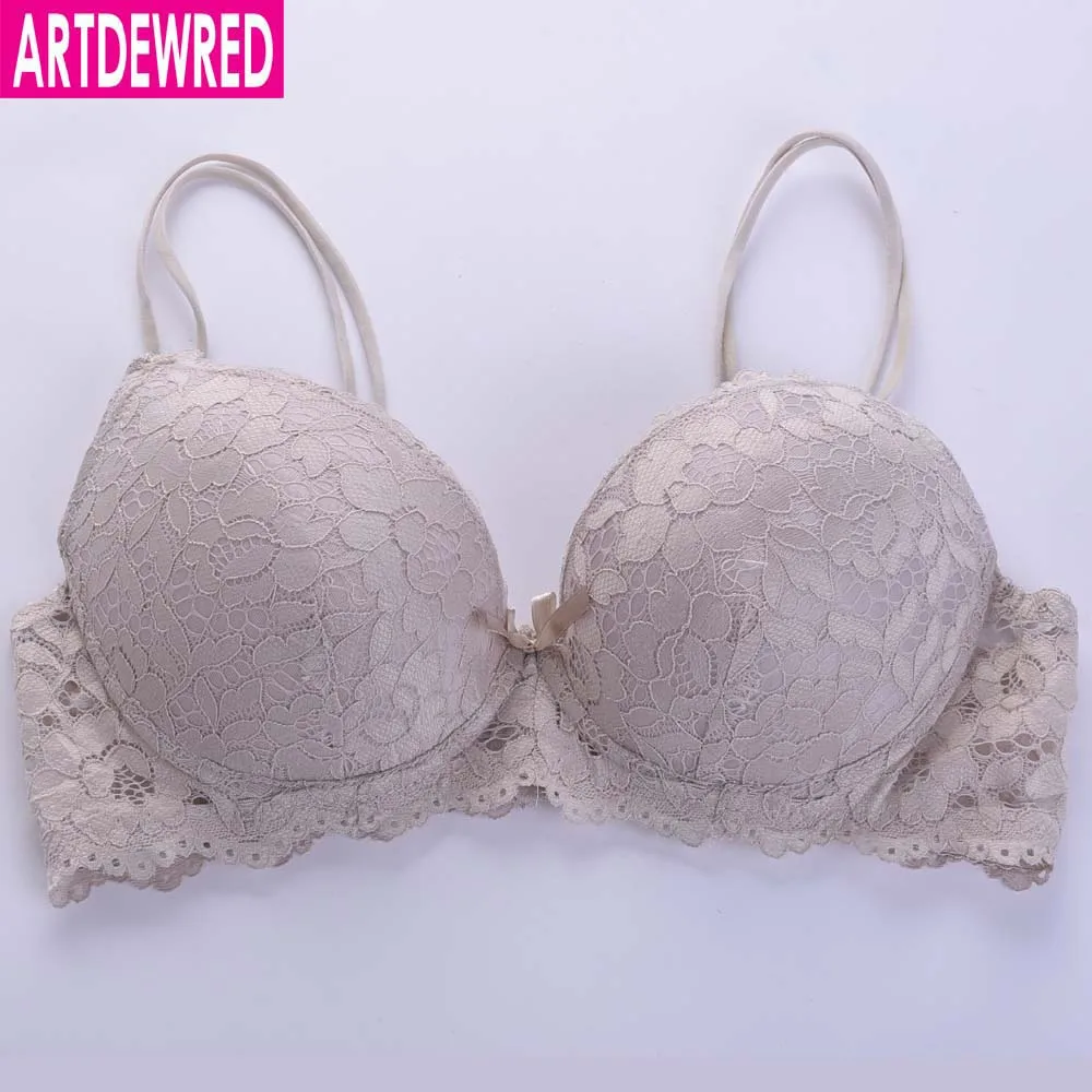 Artdewred бренд Для женщин Кружево Push Up Bra Top Чашки Костюмы Сексуальное белье плюс