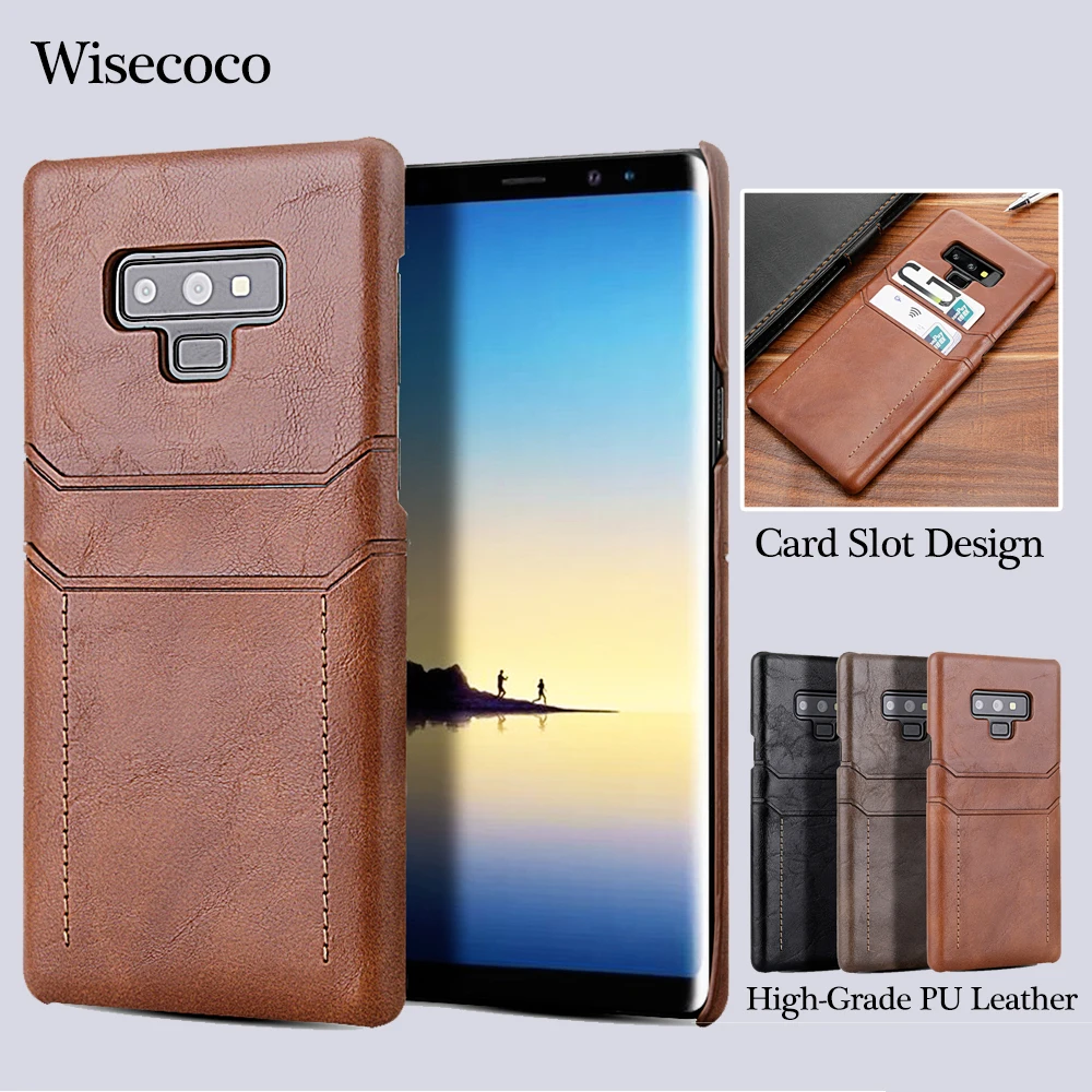 Чехол бумажник для Galaxy Note 9 кожаный чехол с отделением карт телефона Samsung Note9
