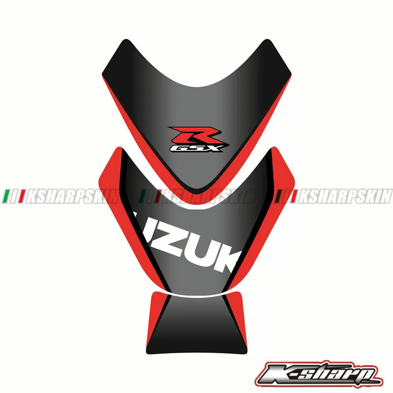 K-sharp 3D ADESIVI наклейка эмблема защита Танк Pad Cas КРЫШКА ПОДХОДИТ SUZUKI GSXR600 750 1000 GSXR1000R - Цвет: K-YG-SZK-GSXR-03