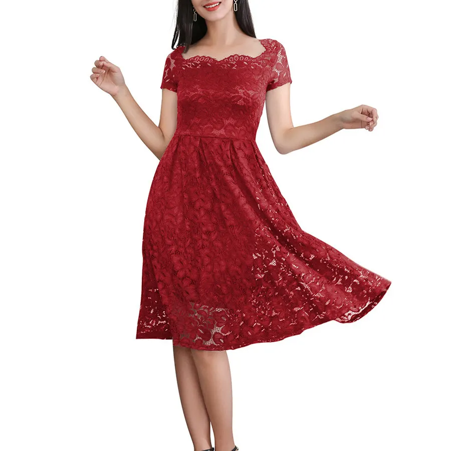 Женское ажурное кружевное платье черное элегантное ТРАПЕЦИЕВИДНОЕ ПЛАТЬЕ