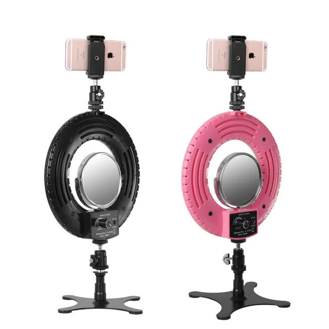 Настольный кольцевой светильник 8 дюймов с регулируемой яркостью 5500K