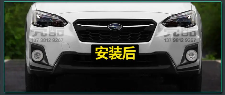 1 комплект фар бампера для Subaru XV дневного света~ 2020y автомобильные аксессуары светодиодный DRL фары для Subaru XV противотуманные фары