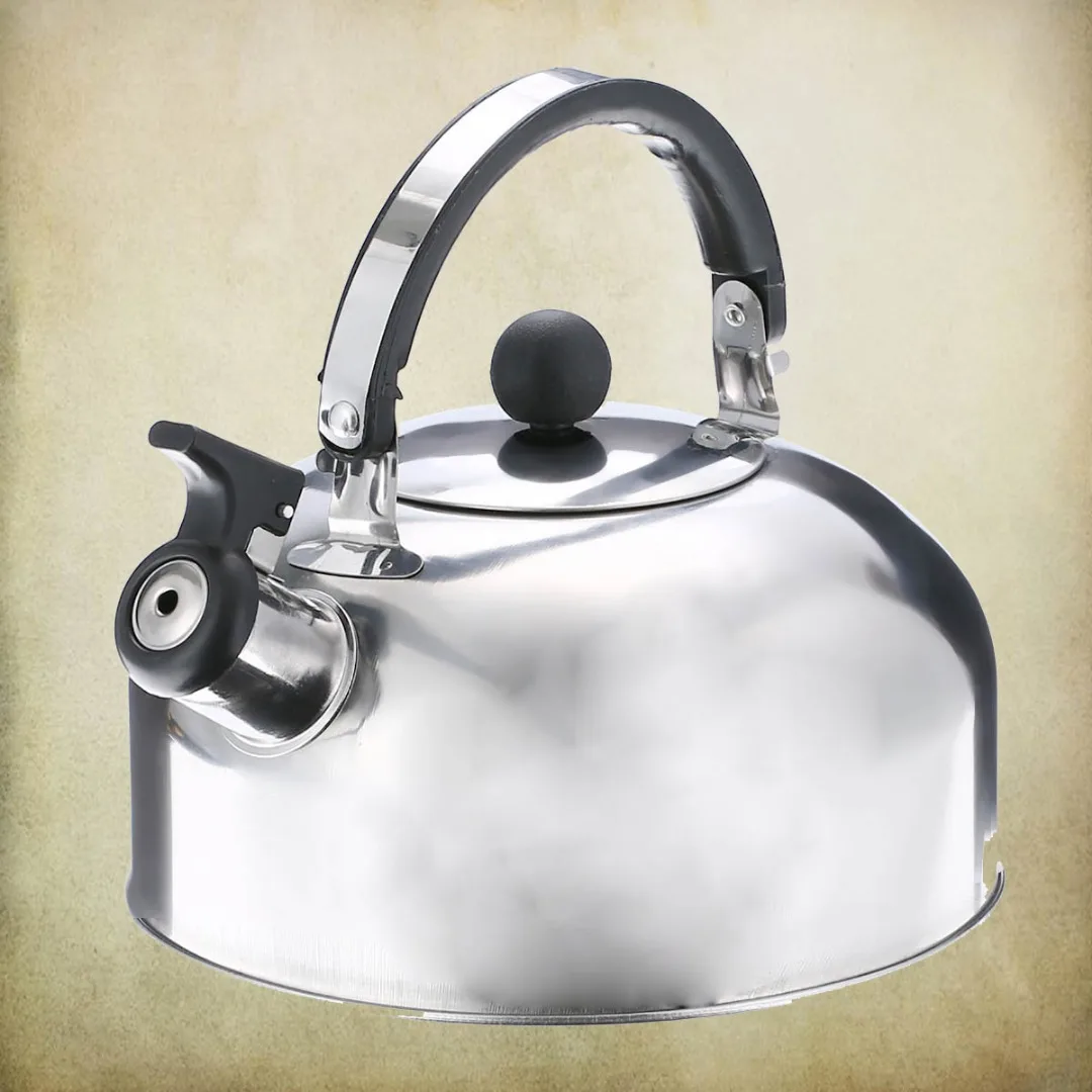 2000 мл Нержавеющая сталь свисток Чай чайник воды горшок тепла помощник ручка