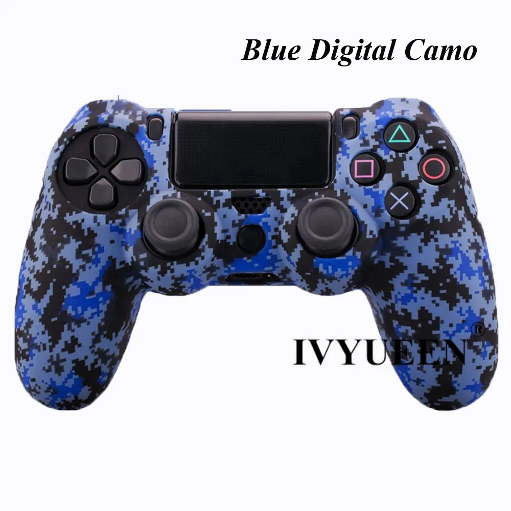 Силиконовый чехол IVYUEEN Ghost Skull с принтом для playstation 4 PS4 Pro для Dualshock 4 Slim с джойстиками