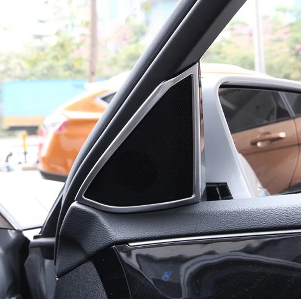 Матовая хромированная накладка на динамик автомобильной двери Обшивка Рамы Для