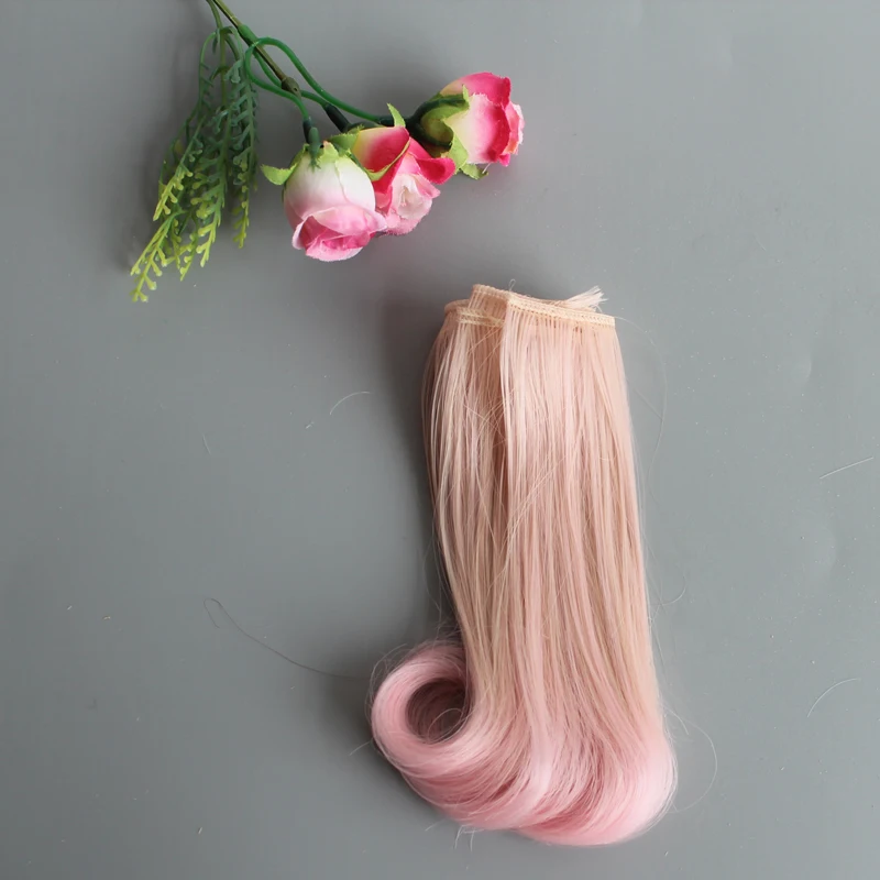 1 шт 15 см * 100 куклы парики BJD/SD волосы DIY высокой температуры провода много цветов