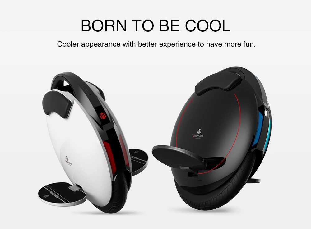 INMOTION V5F Электрический Одноколесный велосипед мини 480WH Европейский склад