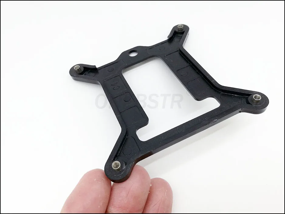 LGA 115X1150 1155 1156 ПК Пластик спинка Процессор холодный кронштейн радиатора охлаждения радиаторы объединительная панель 75x75 мм