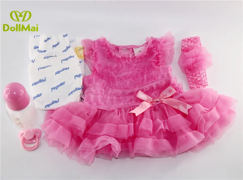 

Reborn babies doll 23"57cm full silicone reborn baby dolls real new born baby girl princess doll bebe boneca reborn kids gift