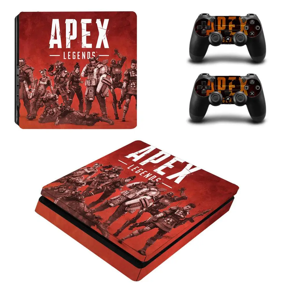 Новая Виниловая наклейка для PS4 тонкая консоль чехол для sony Playstaion 4 Тонкая наклейка наклейки контроллер аксессуары