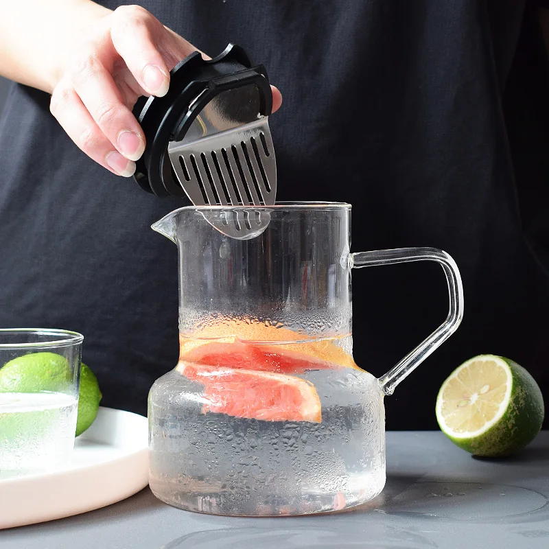 Clear Borosilicate Glass Teapot with Stainless Steel Infuser Strainer Heat Resistant Green Tea Pot Sangria Kettle | Дом и сад