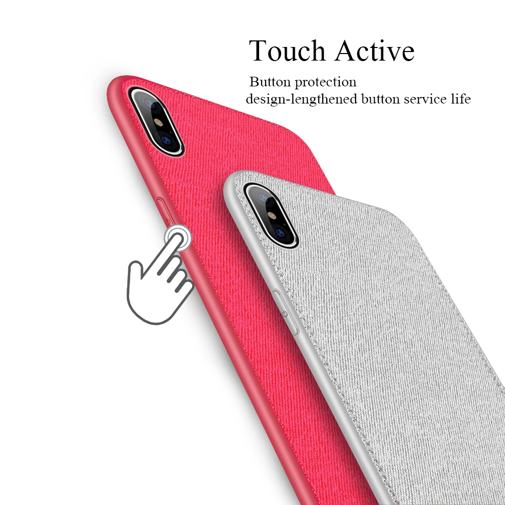 NYFundas Ткань текстуры ТПУ чехол для iphone XS MAX XR х холст кремния крышку 8 7 6 6s plus XSMAX |