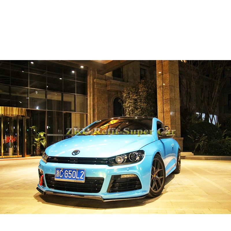 Спойлер переднего бампера из углеродного волокна для Volkswagen Scirocco R 2009-2014 |