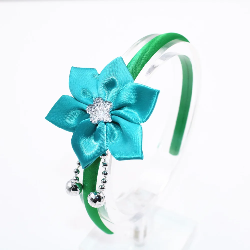 Лента для волос с цветами и звездами однотонная | Аксессуары одежды