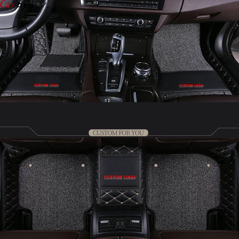 Автомобиль считаем коврики для volvo v50 v40 c30 xc90 xc60 s80 s60 s40 v70 v60 xc40 аксессуары для ковров - Название цвета: Color 5