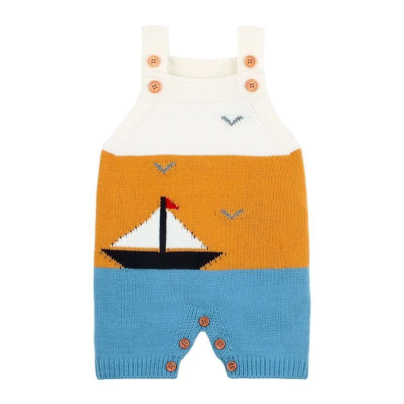 New Born Baby Summer Overalls for Unisex Clothes Fashion Sleeveless Newborn Boys Girls Rompers One Piece Children Jumpsuit | Мать и