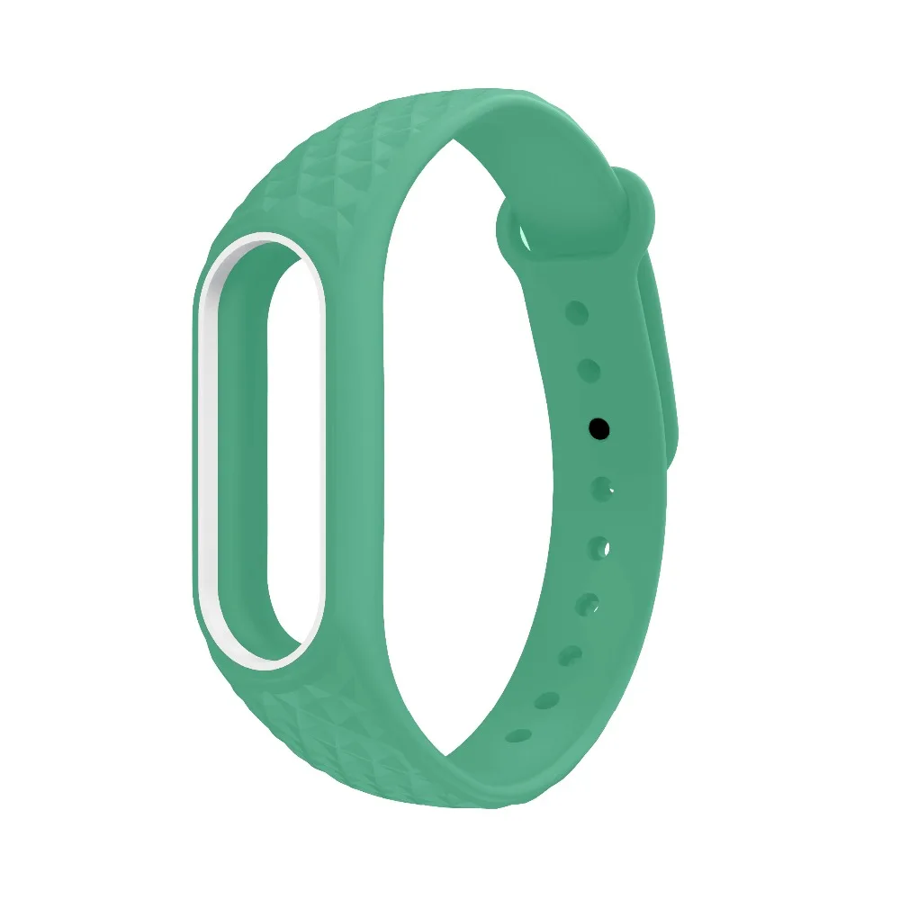 10 Mi Band 2 браслет для Xiaomi mi ремешок 2 ремешок на руку Двойной Цветной силиконовый браслет Смарт-браслет аксессуары - Цвет: 10