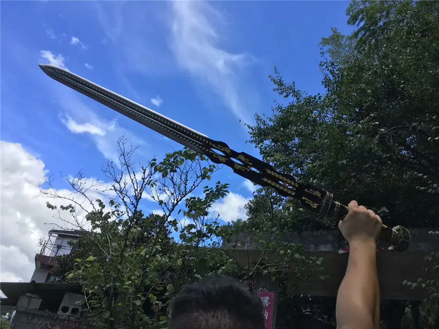 Уникальное китайское лезвие из высокоуглеродистой стали KungFu Jian 1090|Мечи| |