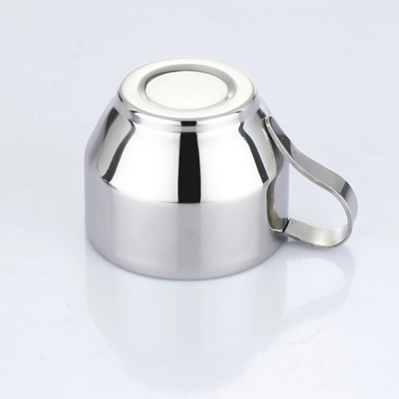 Кофейная кружка из нержавеющей стали 120 мл креативная кофейная чашка в комплекте