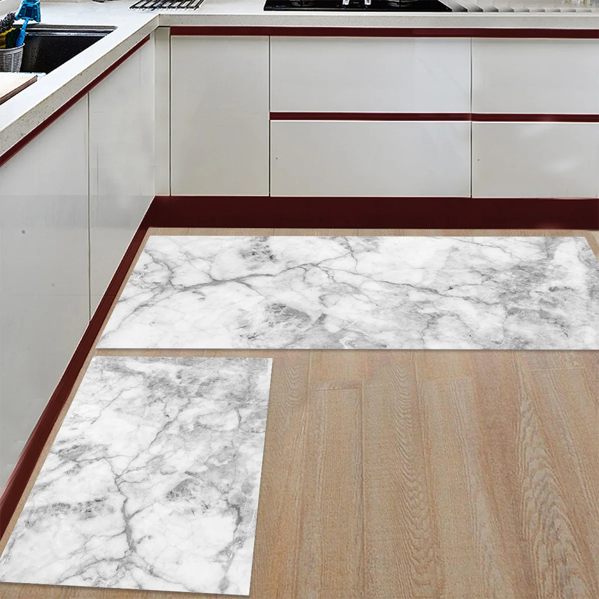 Художественный дизайн мрамора Pattern1Doormats для входа аксессуары ванной комнаты