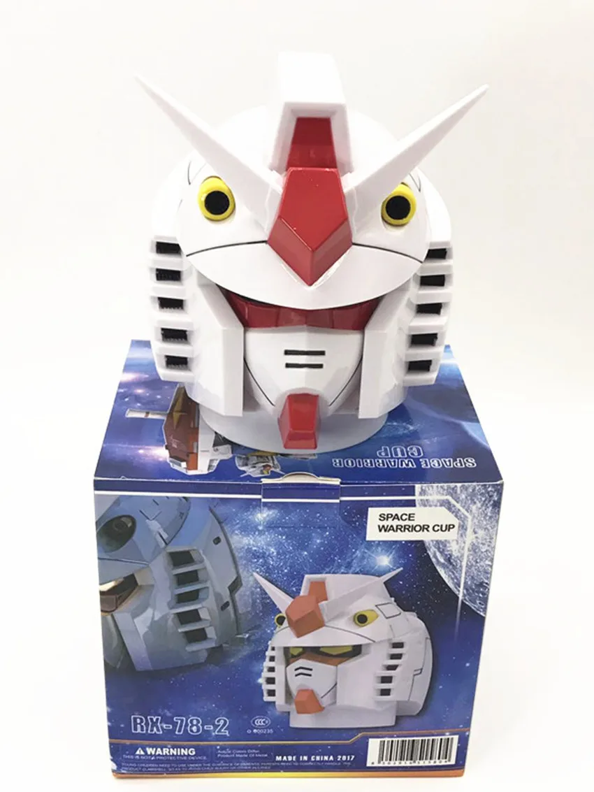 Готовый игрок один креативный GUNDAM RX-78 Трансформация Робот 400 мл ПК+ кружки из нержавеющей стали чашка офисная чашка для воды
