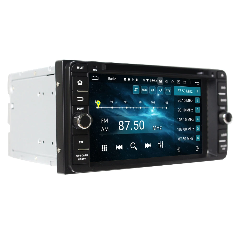 Автомагнитола PX6 4 Гб + 64 ГБ 6 ядер 2 din 95 дюйма Android 10 0 DVD GPS для Toyota RAV4 Corolla Terios