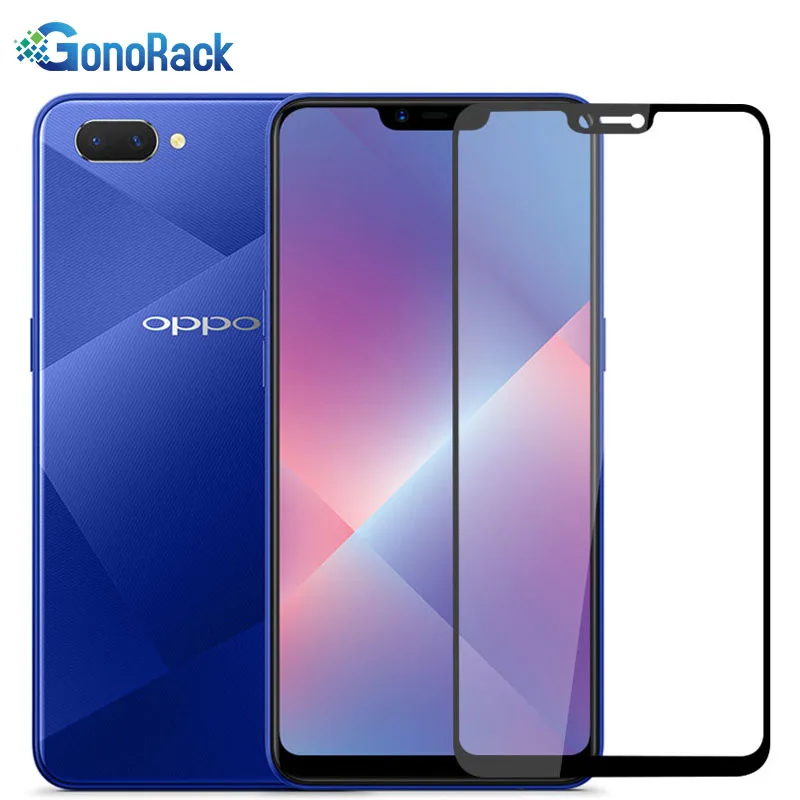 Защитное стекло GonoRack закаленное 9H для oppo A5 6 2 дюйма 2.5D защита от царапин Черная |