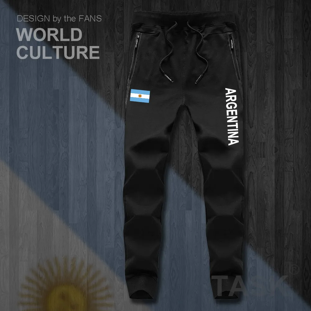 Argentina Argentine AR Мужские штаны для бега, спортивные штаны, спортивные штаны для фитнеса, флисовые тактические повседневные леггинсы для страны