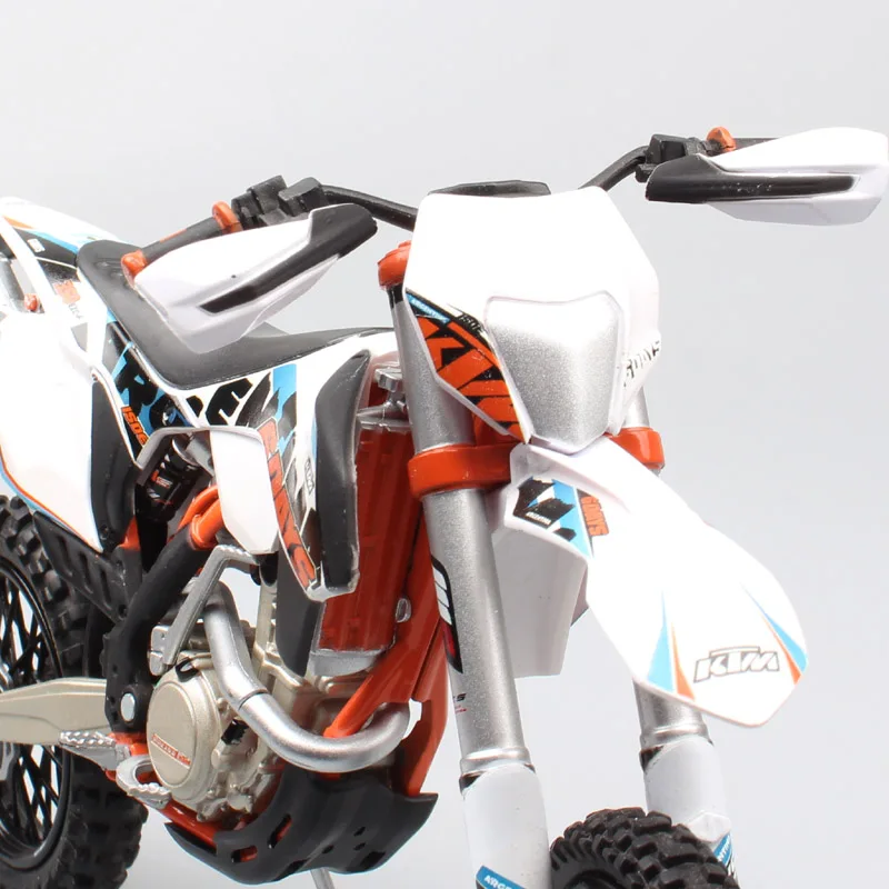 1:12 Масштаб KTM 350 EXC шесть 6 дней Аргентина Мотокросс внедорожная езда Trail dirt ISDE мотоцикл литья под давлением металлическая модель гоночный автомобиль игрушка