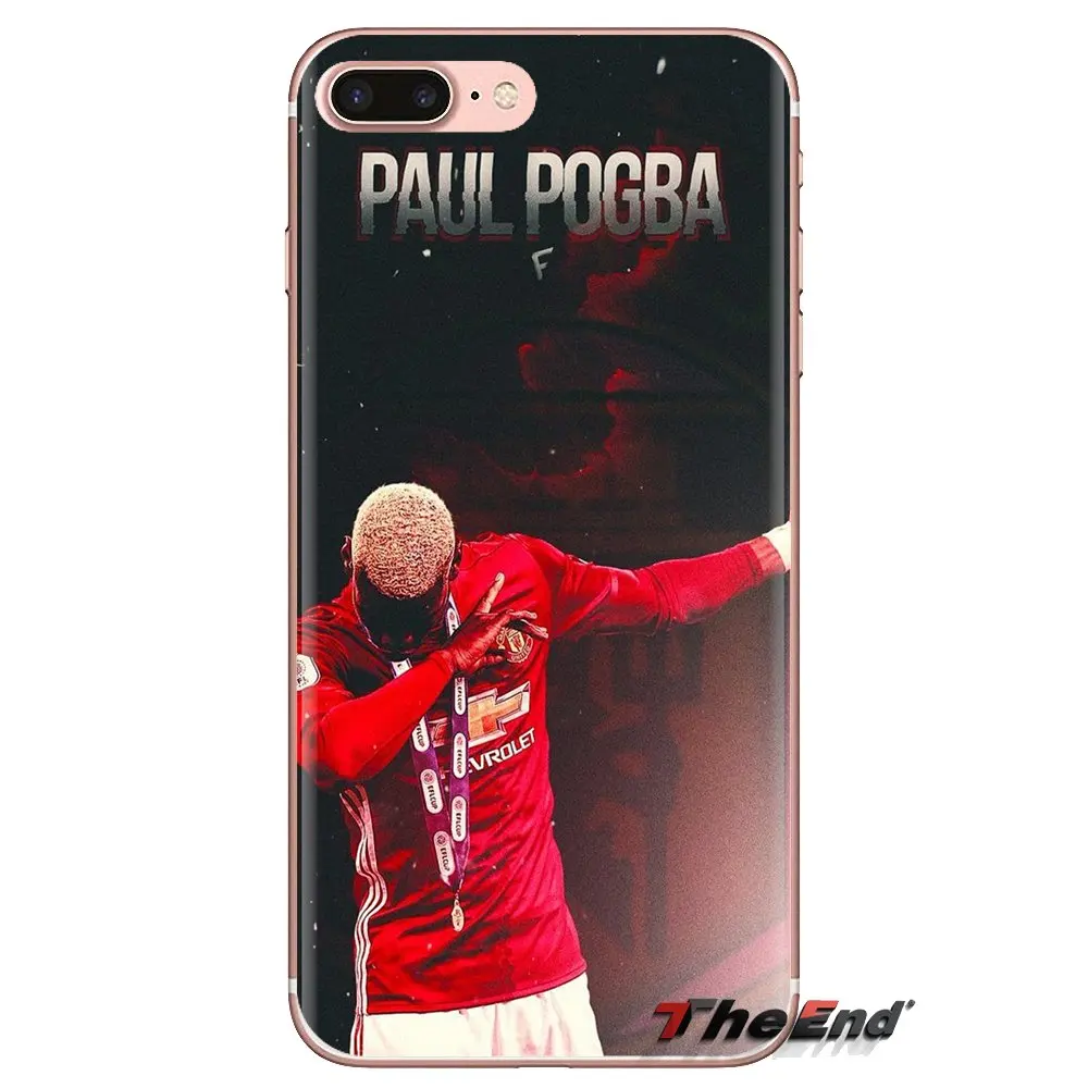 Прозрачные мягкие чехлы для Xiaomi Redmi 4A S2 Note 3 3S 4 4X 5 Plus 6 7 6A Pro Pocophone F1 футболист paul pogba